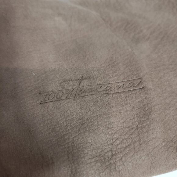 Toscana Convertible Bag Brown Foldover Crossbody Leather Minimalist Clutch Pouch - Picture 5 of 14